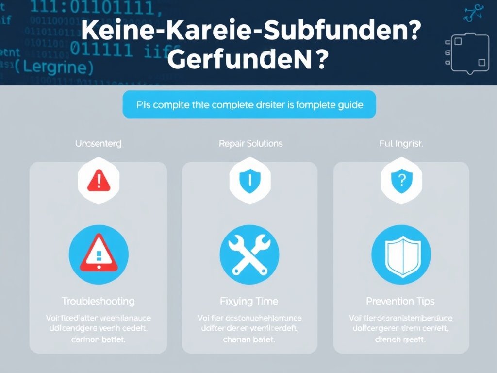 Keine Karriere-Subdomain Gefunden? Complete 2026 SEO & Technical Fix Guide Keine Karriere-Subdomain Gefunden